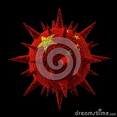 3D Virus Stock Photo