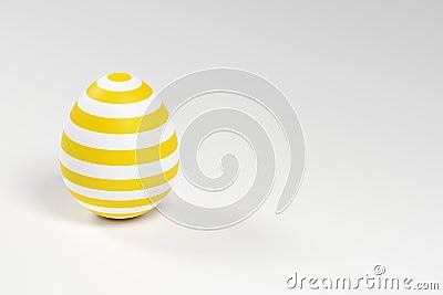 3d rendered decorative precious easter eggs on grey background for wallpapers, greeting cards, posters, ads. Stock Photo