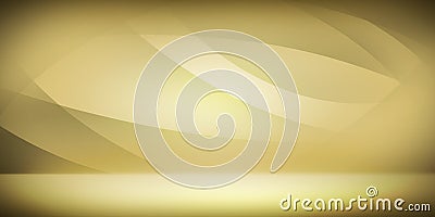 3D Rendered Glowing Wall and Empty Room Space Abstract backdrop with random shapes texture on wall. Modern new shapes Stock Photo