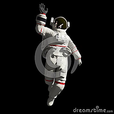 An astronaut Cartoon Illustration