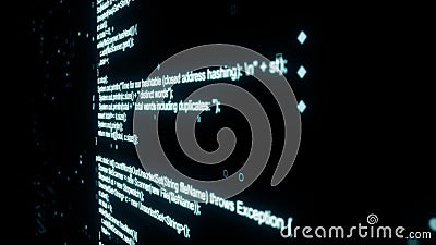 3d rendered illustration of Java Coding 02 Cartoon Illustration