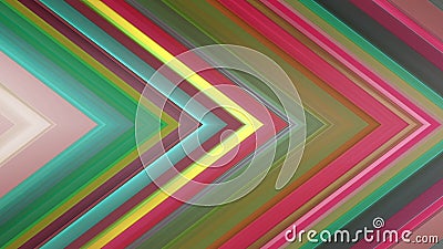 3d rendering of an abstract angular composition consisting of panels and lines Stock Photo