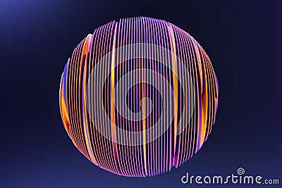 3D rendering of abstract background, fluidic design Stock Photo