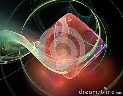 3D rendering abstract digital design Pattern print Stock Photo