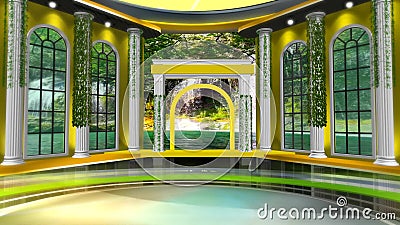 Nature Background with Studio Stock Footage - Video of background,  broadcast: 165198506
