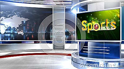 Sports News Background with Red White Red Stock Footage - Video of blue,  broadcasting: 165221070