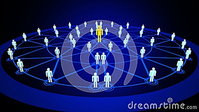 People network digital background 3D rendering background is perfect for any type of news or information presentation. Stock Photo