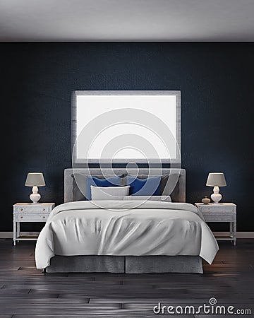 3d rendering bedroom Stock Photo