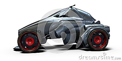 3D rendering - generic concept car Stock Photo