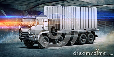 3D rendering - concept truck Stock Photo