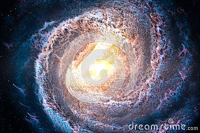 3d rendering, Brilliant nebula Stock Photo