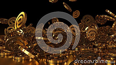 3d rendering email Stock Photo