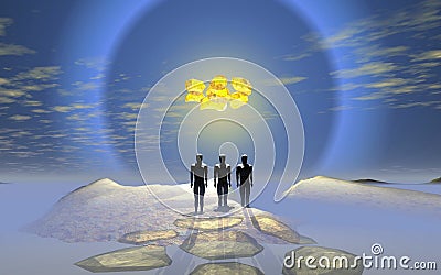 3d rendering fantasy world image Stock Photo