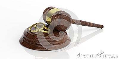 3d rendering gavel auction Stock Photo