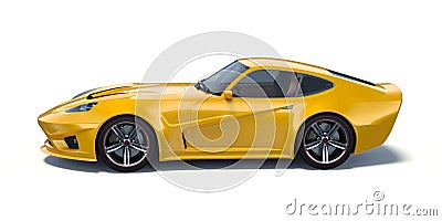 3D rendering - generic concept car Stock Photo