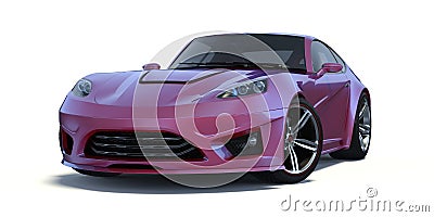 3D rendering - generic concept car Stock Photo