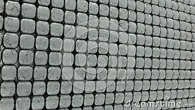 3d rendering of geometic, seamless, simple pattern of cube shape Stock Photo