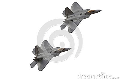 3D rendering of a group of warplanes Stock Photo