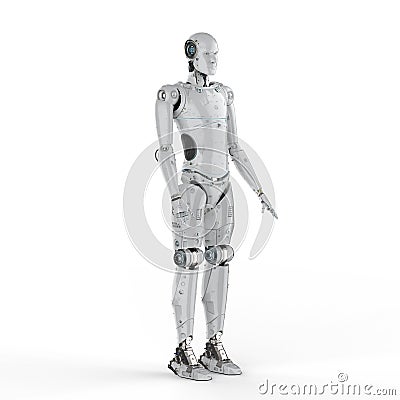 Robot full body Stock Photo