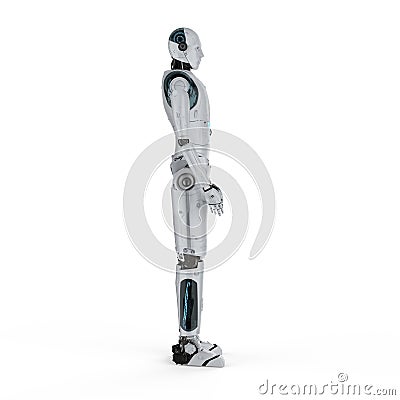 Robot full body Stock Photo