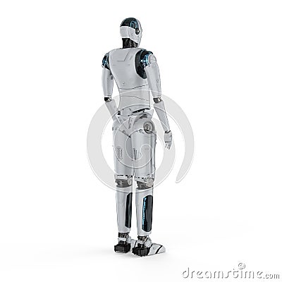 Robot full body Stock Photo