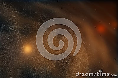 3d rendering, the magnificent spiral nebula. The universe background Cartoon Illustration