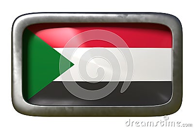 North Sudan flag sign Stock Photo