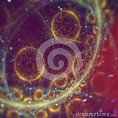 3D rendering, pattern, abstract texture, dream, holographic, psychedelic, nebula, art for creative design, image for art projects Stock Photo