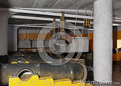 3D Rendering Pirates Ship Stock Photo