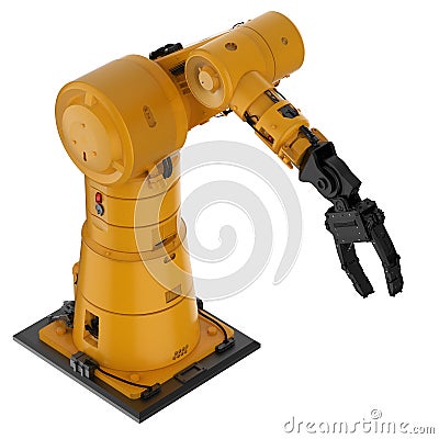 Robotic arm or robot hand Stock Photo