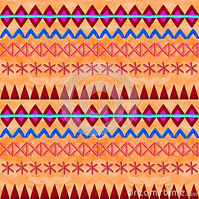 3D rendering Scandinavian Christmas vintage jacquard seamless pattern Stock Photo