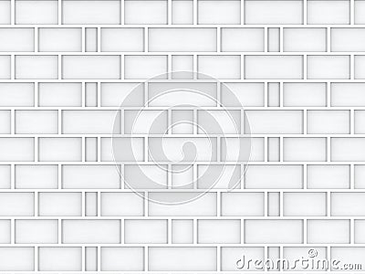 3d rendering. Seamless modern random gray rectangle shape pattern wood wall background Stock Photo