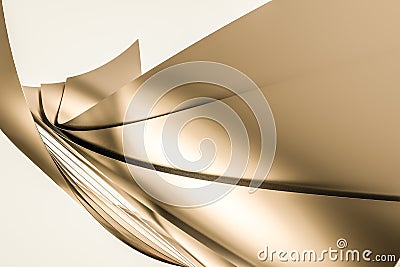 3d rendering, surface and golden background Stock Photo