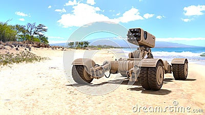 3D rendering of the surface to air guided missile Stock Photo