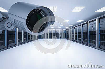 Server room security Stock Photo