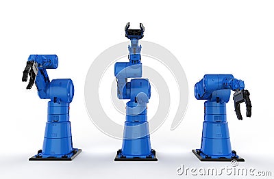 Robotic arm or robot hand Stock Photo