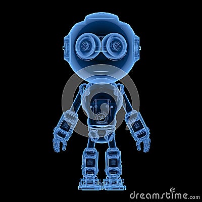 X-ray mini robot Stock Photo