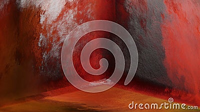 3D renderings. 3D high quality render. Mars surface. Planetary themed background. Background or template to display product or Stock Photo