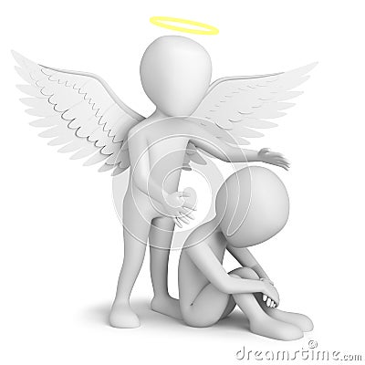 Guardian Angel! Stock Photo