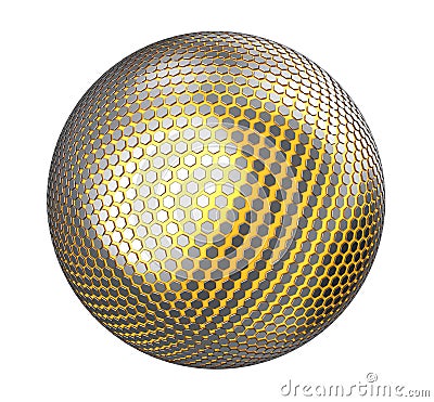 3d sphere Cartoon Illustration