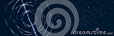 3D sphere structure with connected dots and lines. Wireframe construct. Technological concept of background. 3d Stock Photo