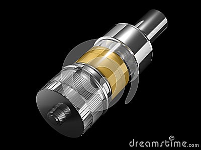 3D Vape Atomizer Stock Photo