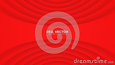 3D Vector Red Luxury Gala Ceremonial Elegant Abstract Background Vector Illustration