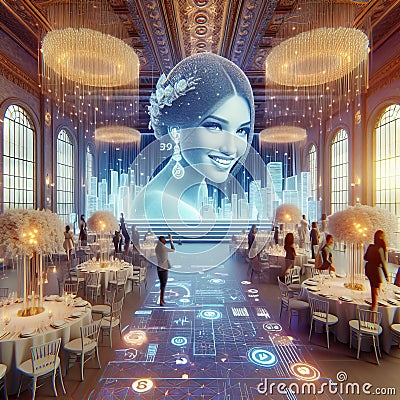202 79. 3D Visualization for Event Design_ Visualizing Stock Photo