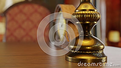 3d visualization interior antique furniture Stock Photo