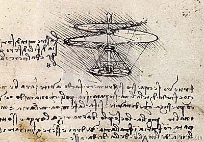 Da Vinci drawing Stock Photo