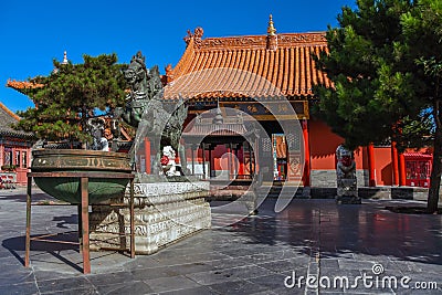 Dazhao Temple Hohhot Stock Photo