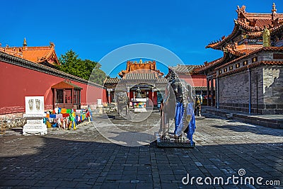 Dazhao Temple Hohhot Stock Photo