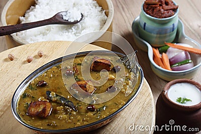 Daal Kadhi is a spicy dish from North India Stock Photo
