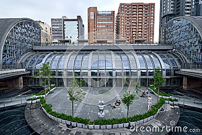 Daan Park Station, Taipei Editorial Stock Photo